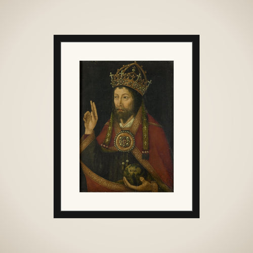 Christ as Salvator Mundi framed