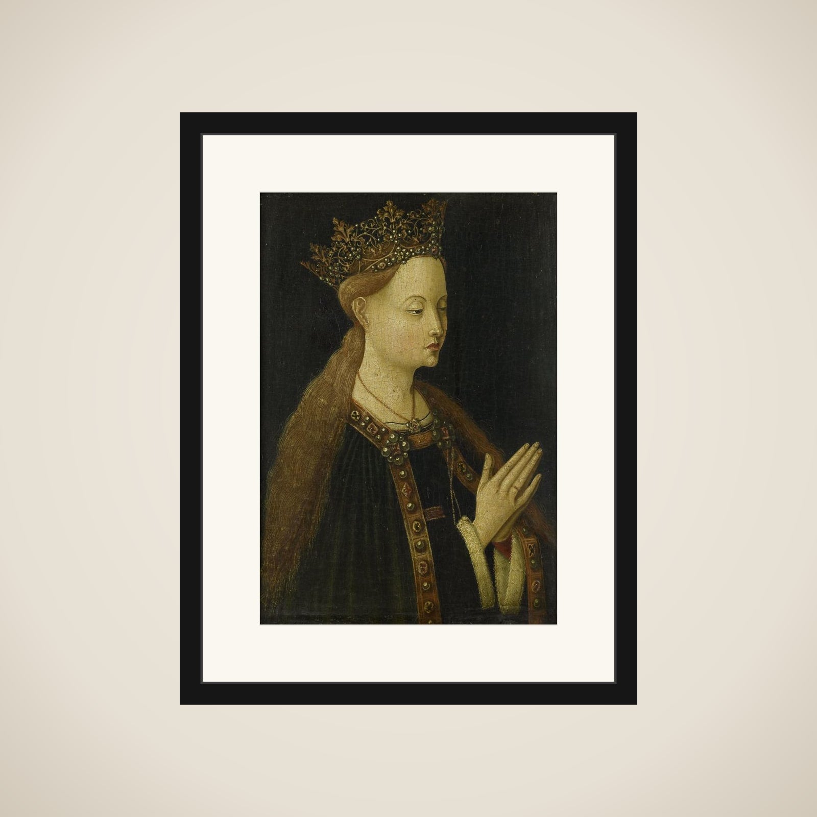 The Virgin framed