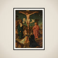 Crucifixion with the Virgin, Saint John, Mary Magdalene, a Donor framed