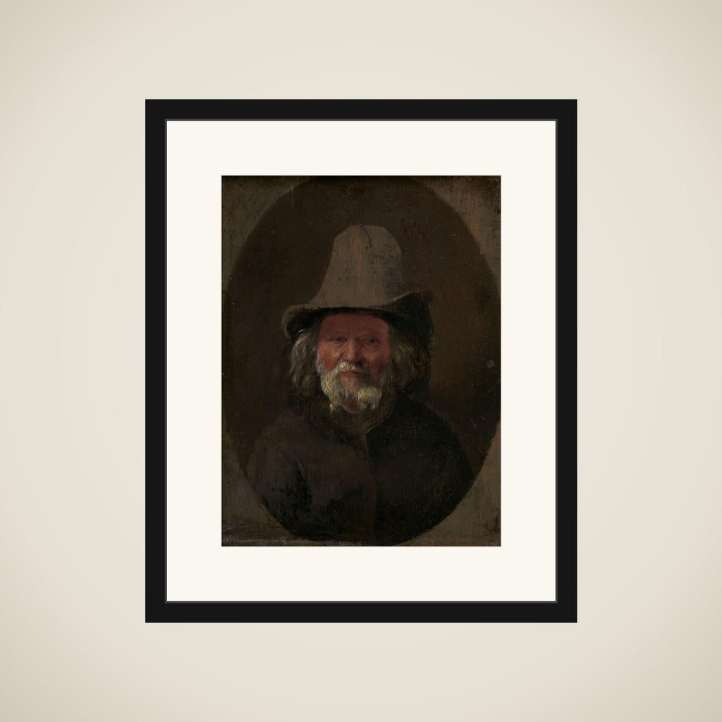 Elderly Man, Head and Shoulders framed