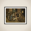 The Adoration of the Shepherds framed