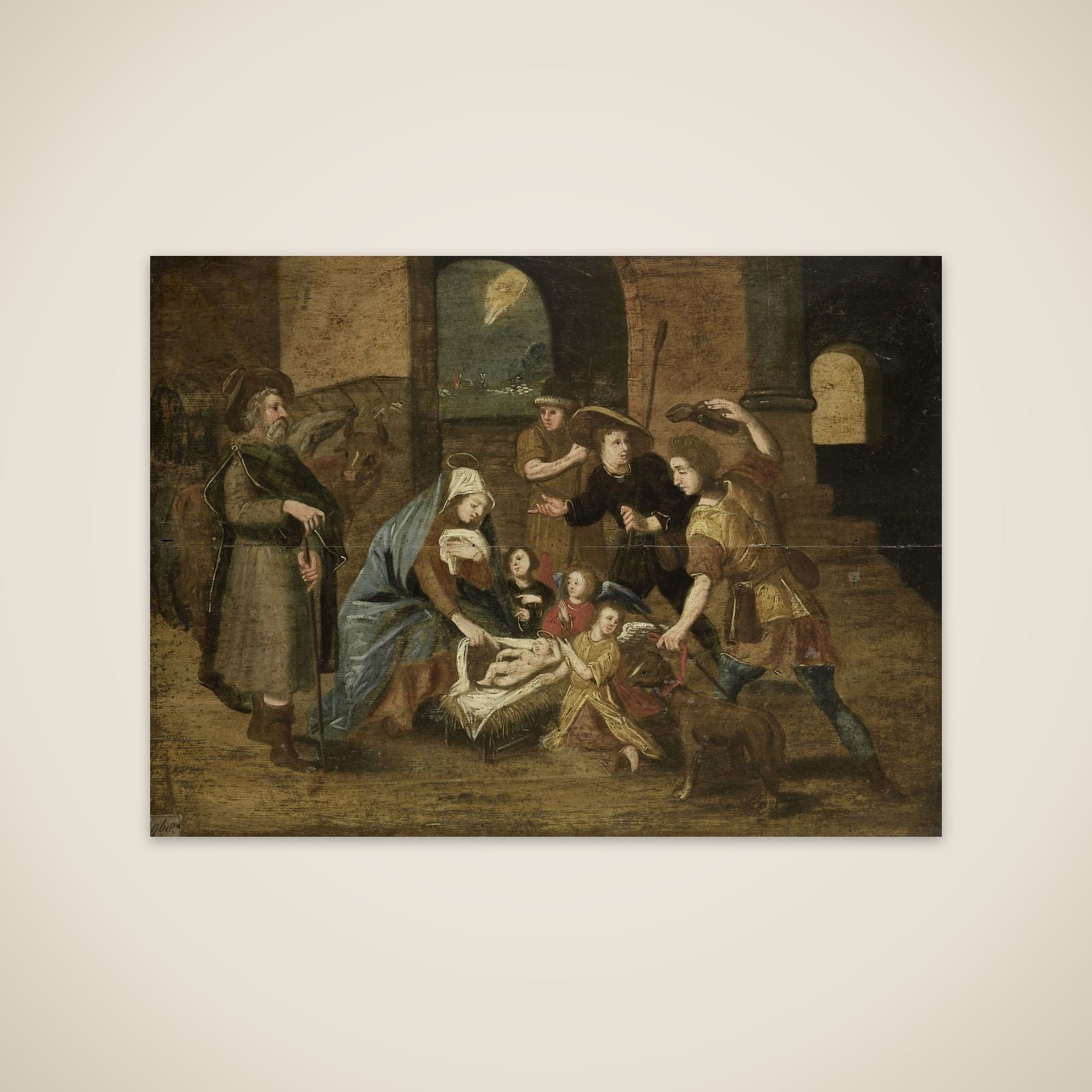 The Adoration of the Shepherds unframed print