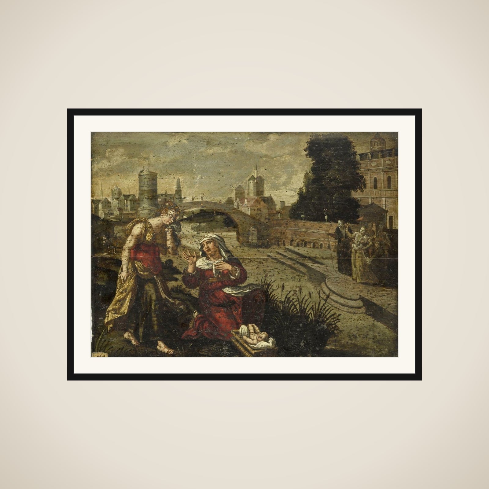 Finding of Moses framed