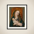 Virgin and Child (Madonna Lactans) framed