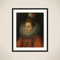 Portrait of Margaret of Austria (1584-1611), Queen of Spain framed