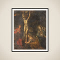 Christ on the Cross, with the Mother of Sorrows and Saints John the Evangelist and Mary Magdalene framed