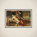 Rape of Lucretia framed