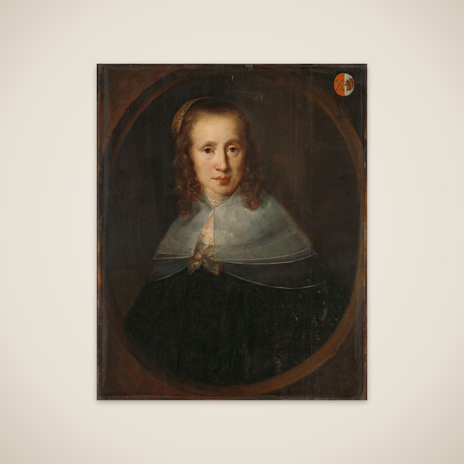 Portrait of Digna de Maets (?-before 1667) unframed print