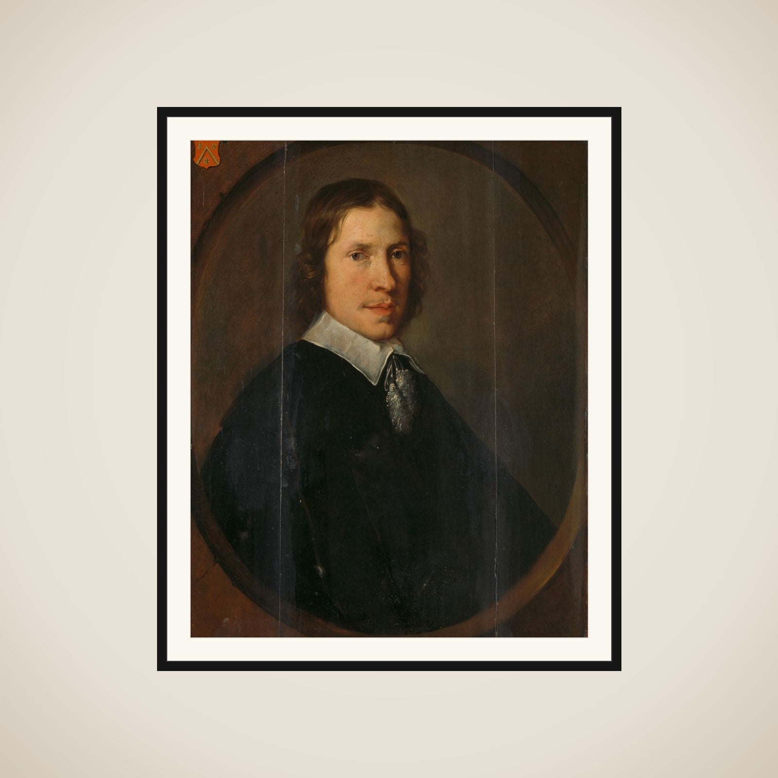 Portrait of François Leydecker (1626-1688) framed