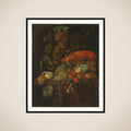 Still Life with Fruit and a Lobster framed