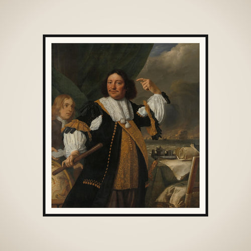 Aert van Nes (1626-1693), Vice Admiral framed