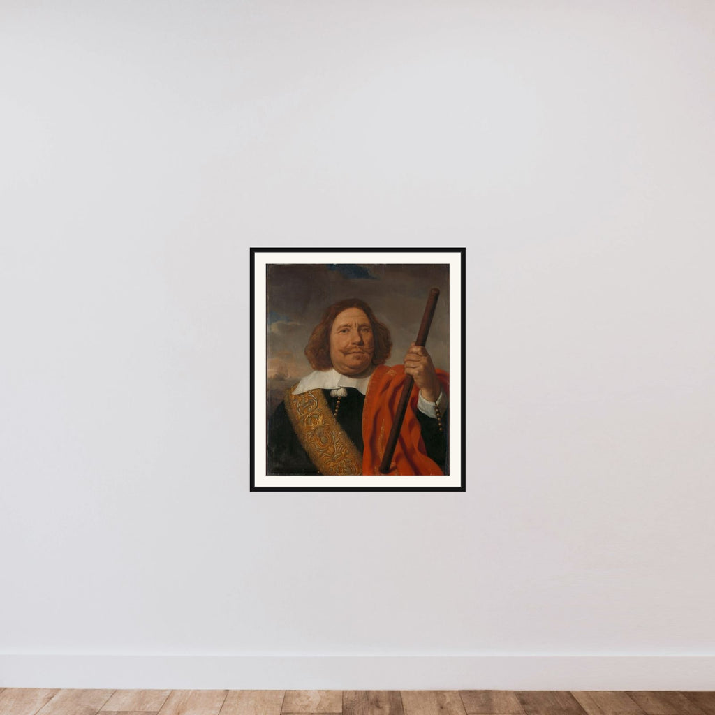 Egbert Meeuwsz Cortenaer (1605-65), Vice Admiral, Admiralty of the Maas, Rotterdam framed — shown to scale