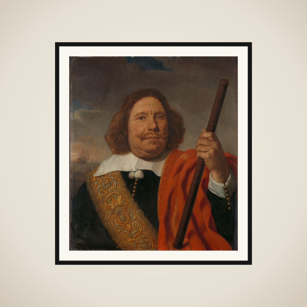 Egbert Meeuwsz Cortenaer (1605-65), Vice Admiral, Admiralty of the Maas, Rotterdam framed