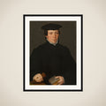 Portrait of a Young Minister framed