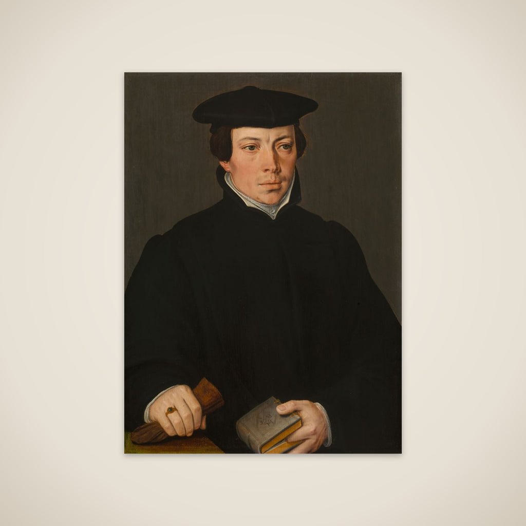 Portrait of a Young Minister unframed print