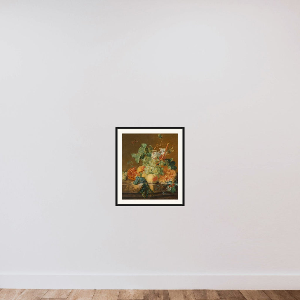 Still Life with Fruit framed — shown to scale