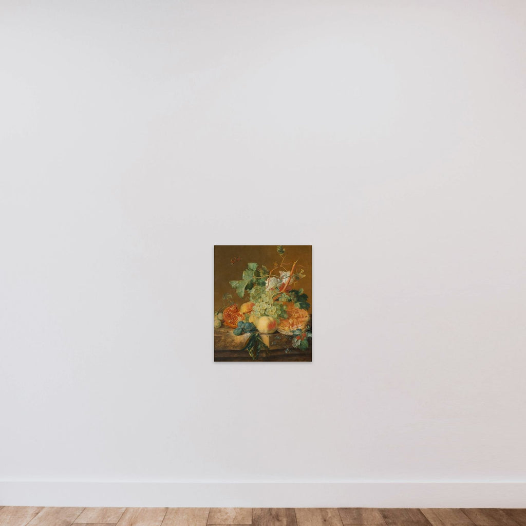 Still Life with Fruit unframed — shown to scale
