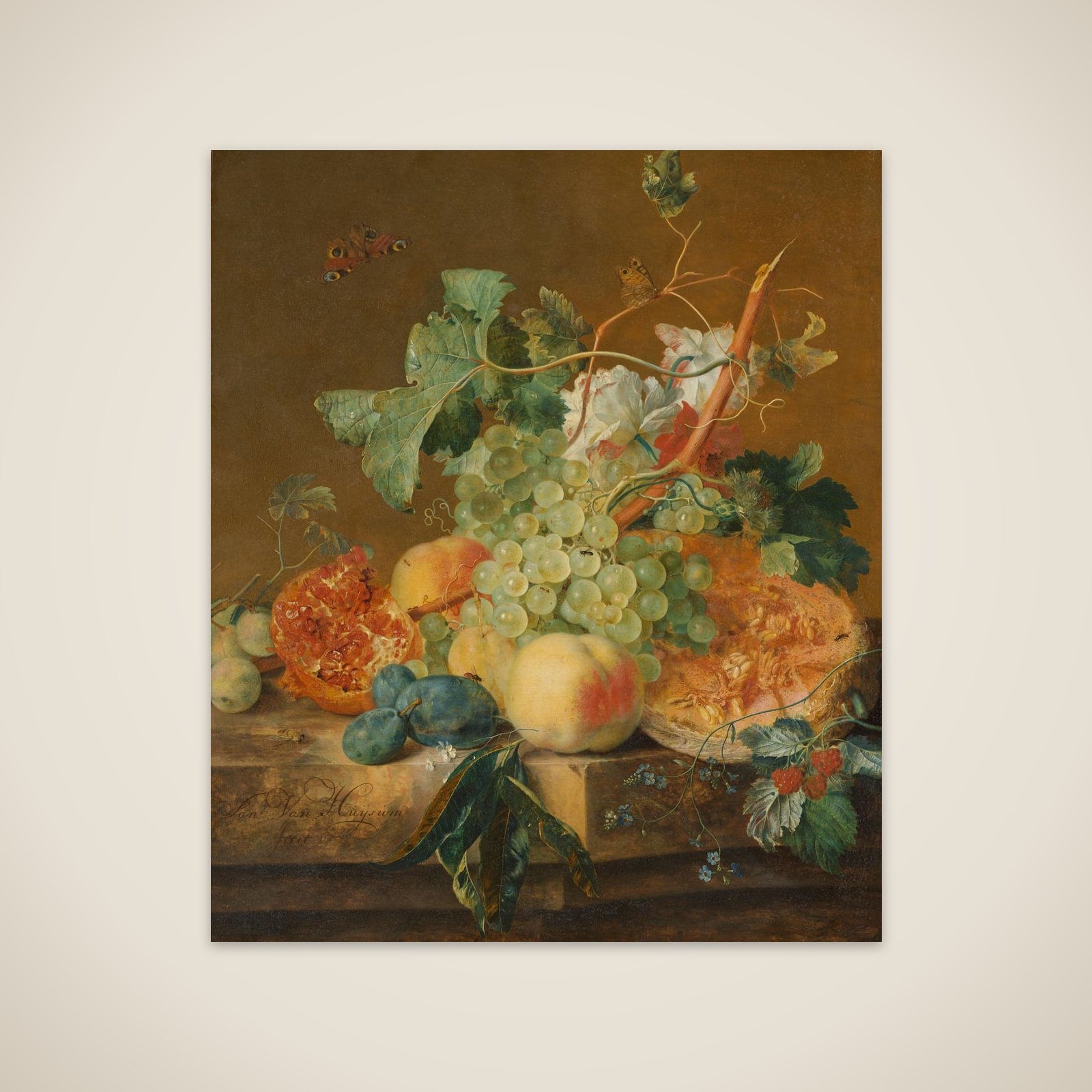 Still Life with Fruit unframed print