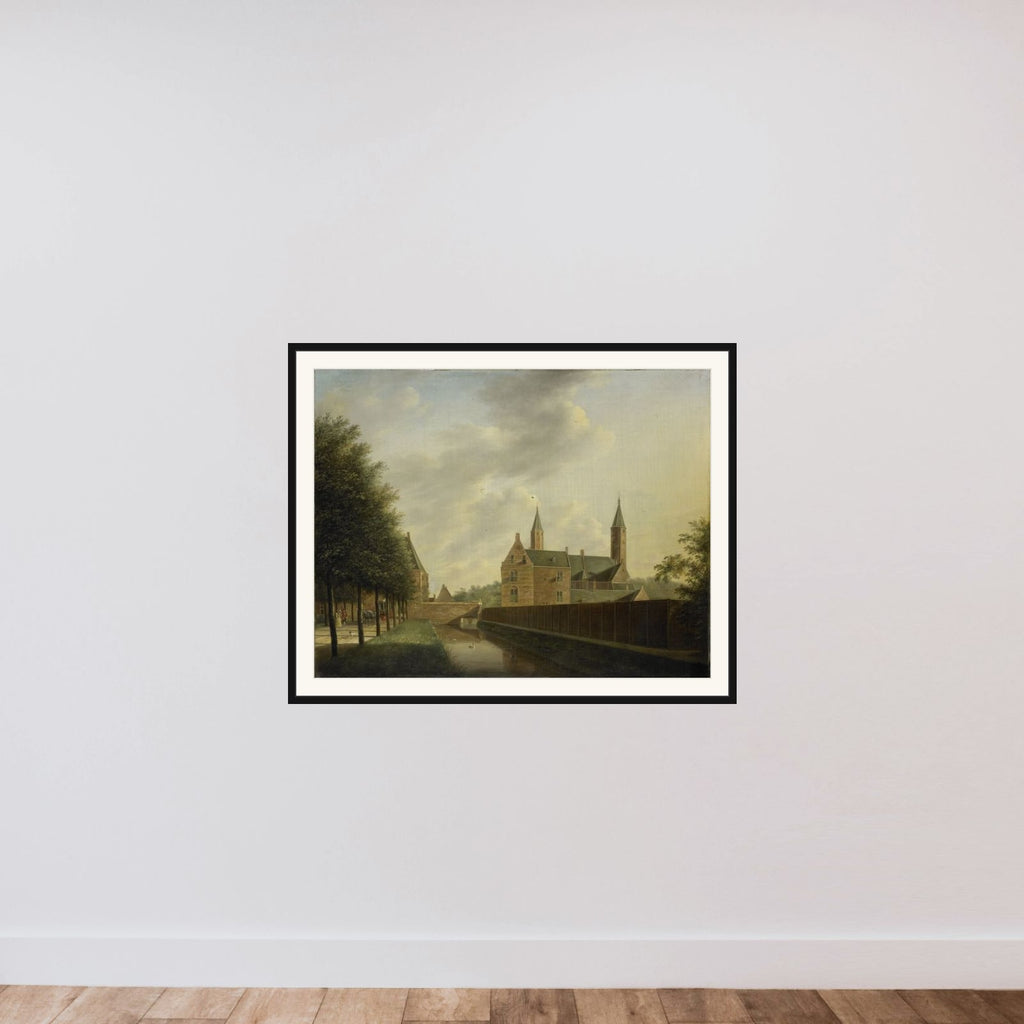 Heemstede Manor framed — shown to scale