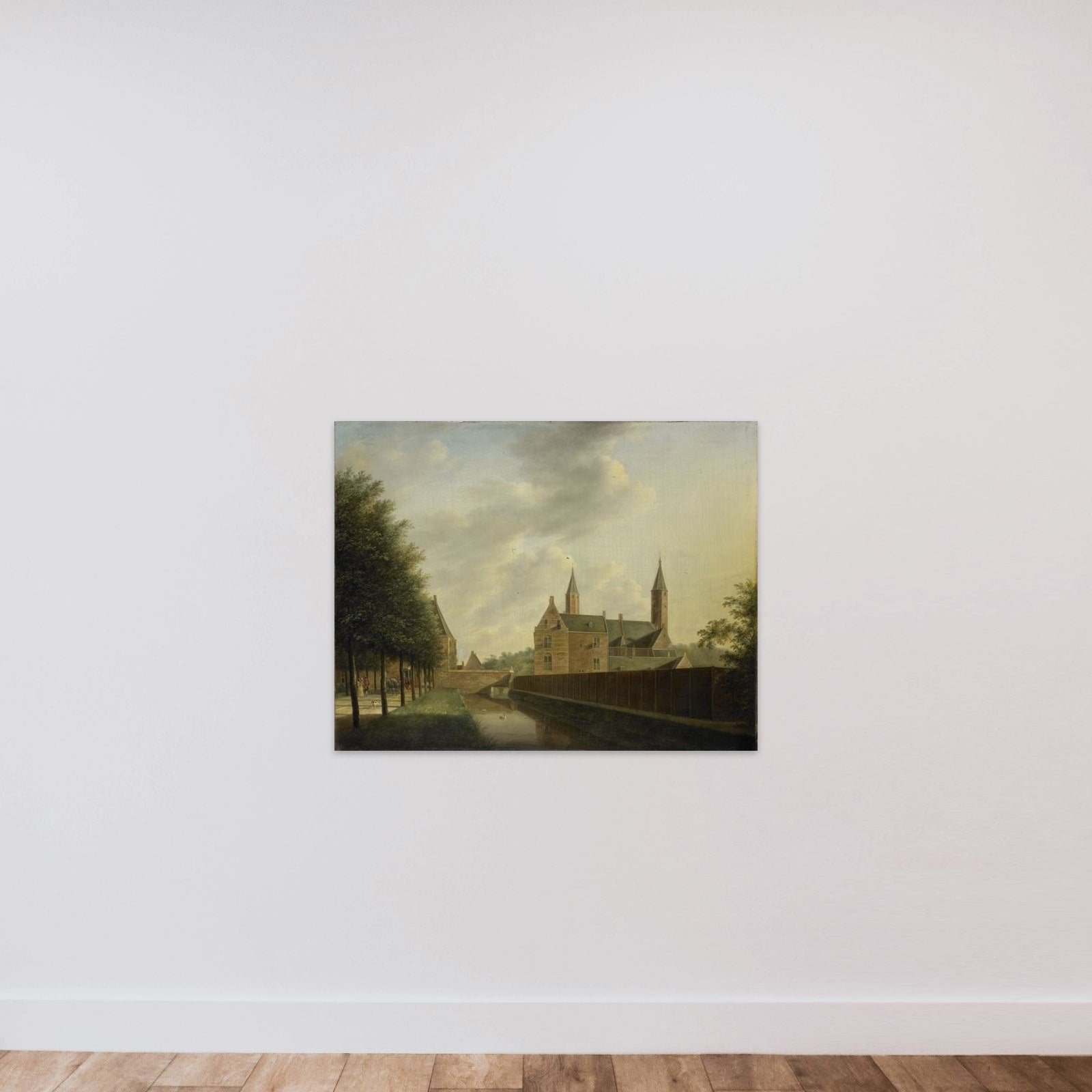 Heemstede Manor unframed — shown to scale