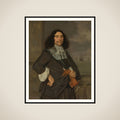 Jan van Nes (1631-80), Vice admiral of Holland and West-Friesland framed