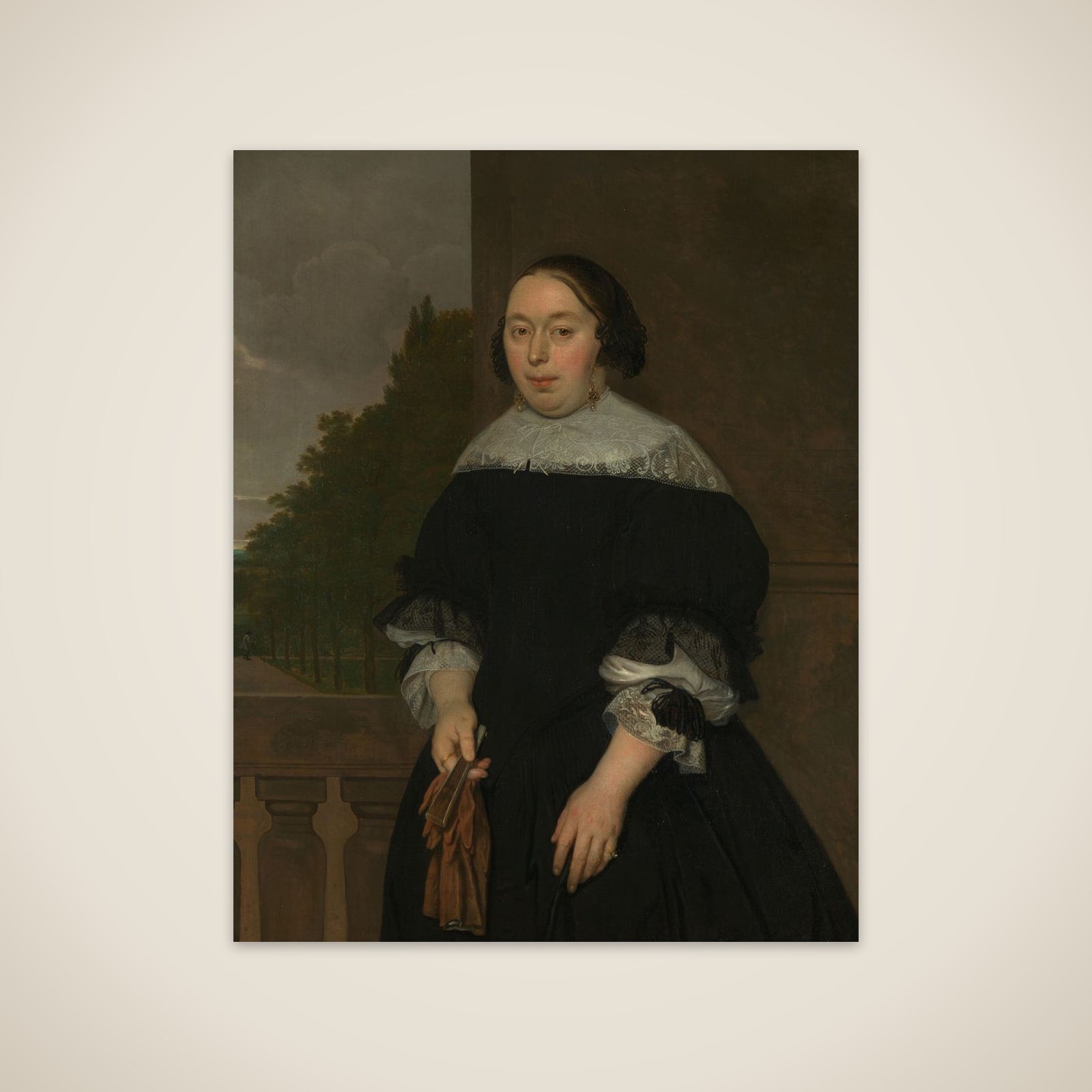 Aletta van Ravensberg (1635-77), Wife of Jan van Nes unframed print