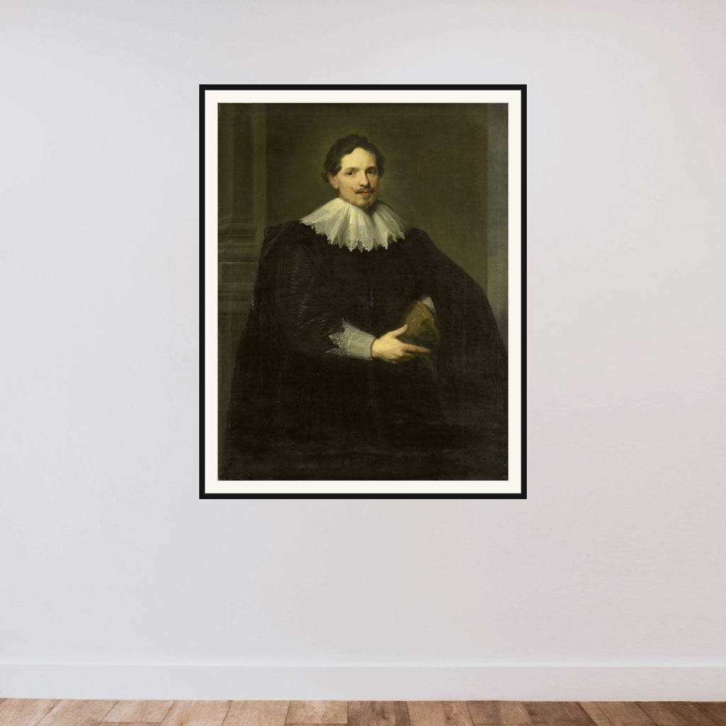Sebastiaan Leerse, Merchant of Antwerp framed — shown to scale