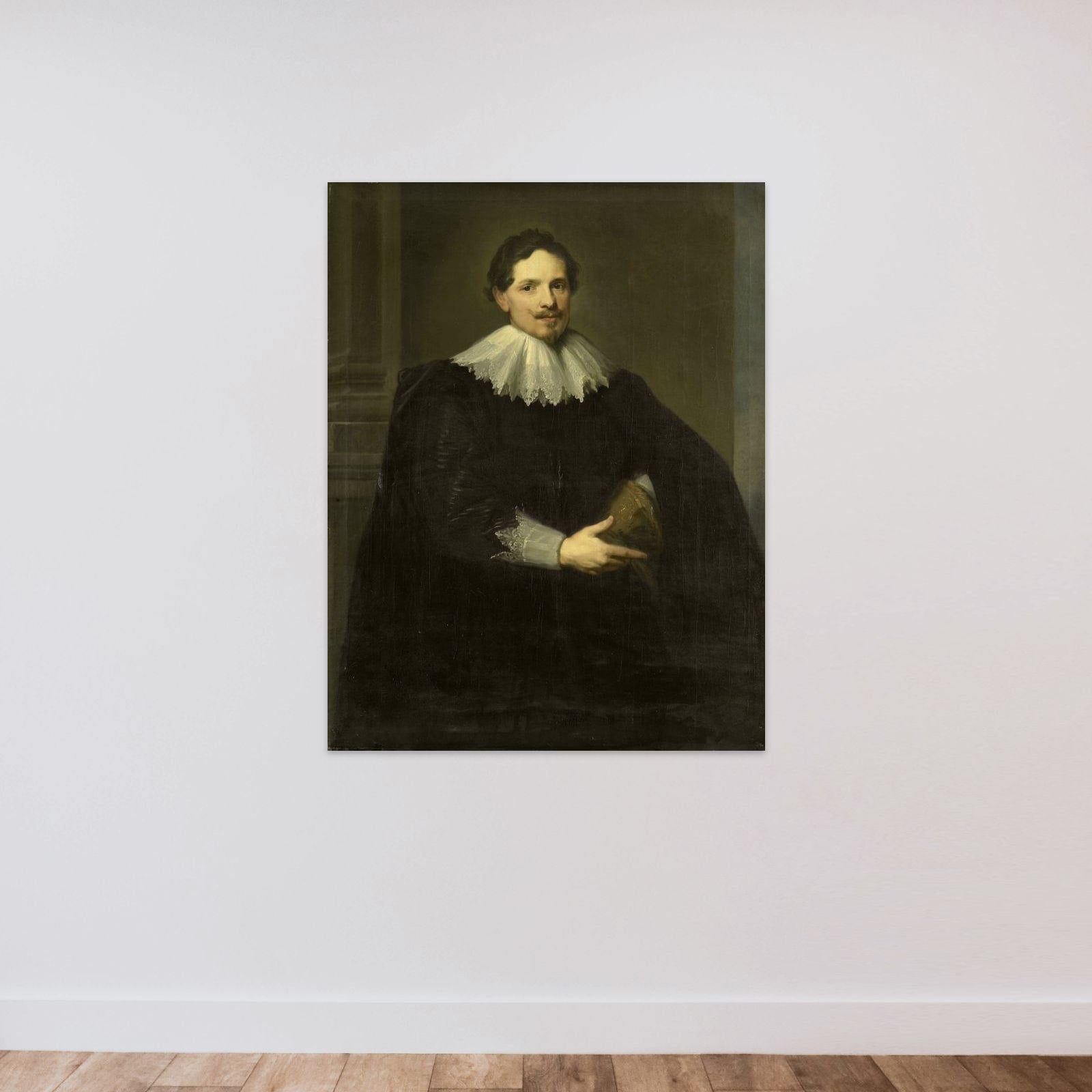 Sebastiaan Leerse, Merchant of Antwerp unframed — shown to scale