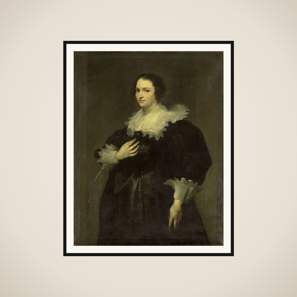 The Wife of Sebastiaan Leerse framed
