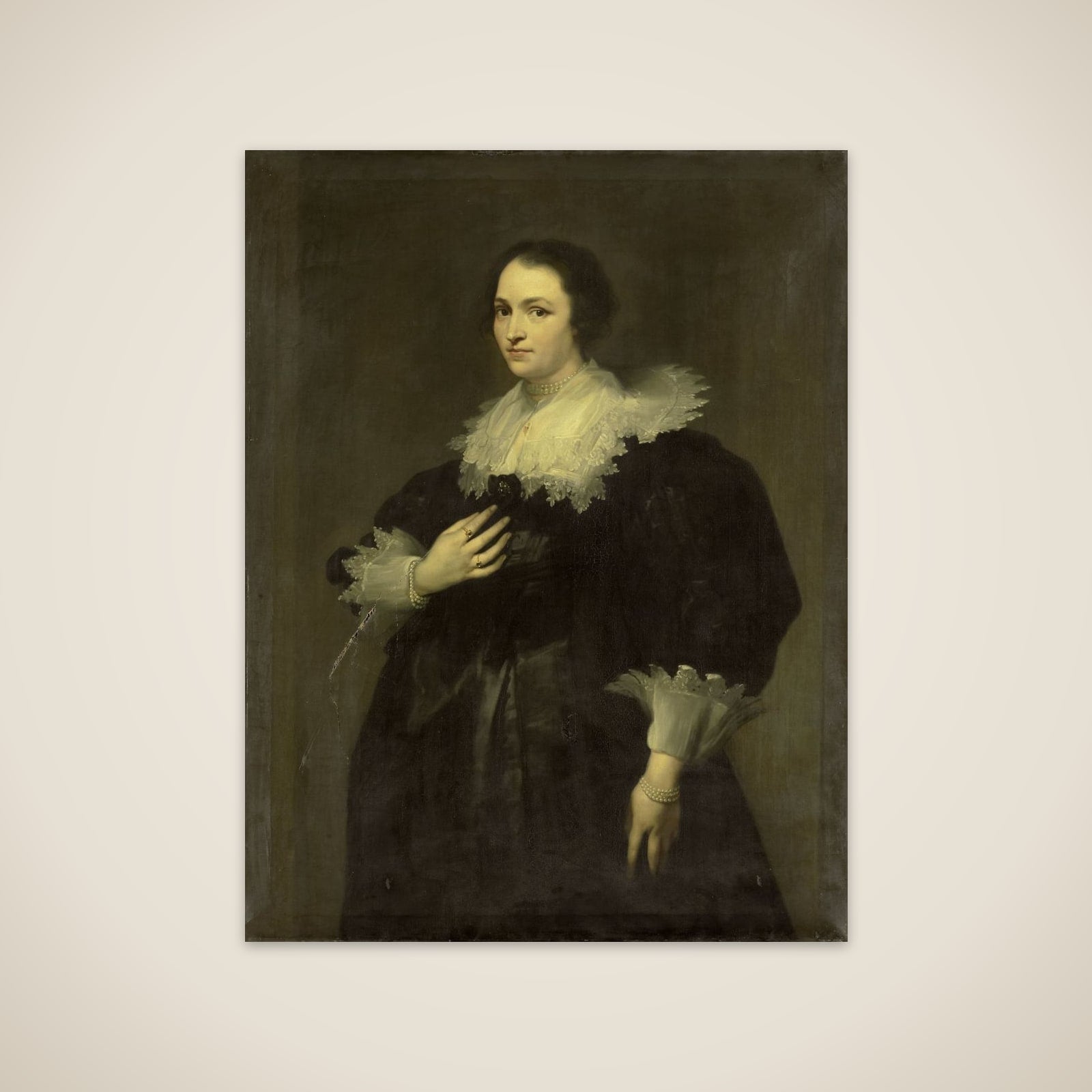 The Wife of Sebastiaan Leerse unframed print