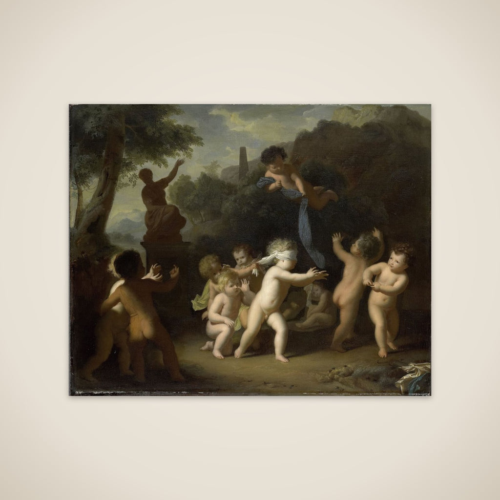 Putti Playing unframed print
