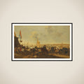 The Siege and Capture of the City of Hulst from the Spaniards, November 5, 1645 framed
