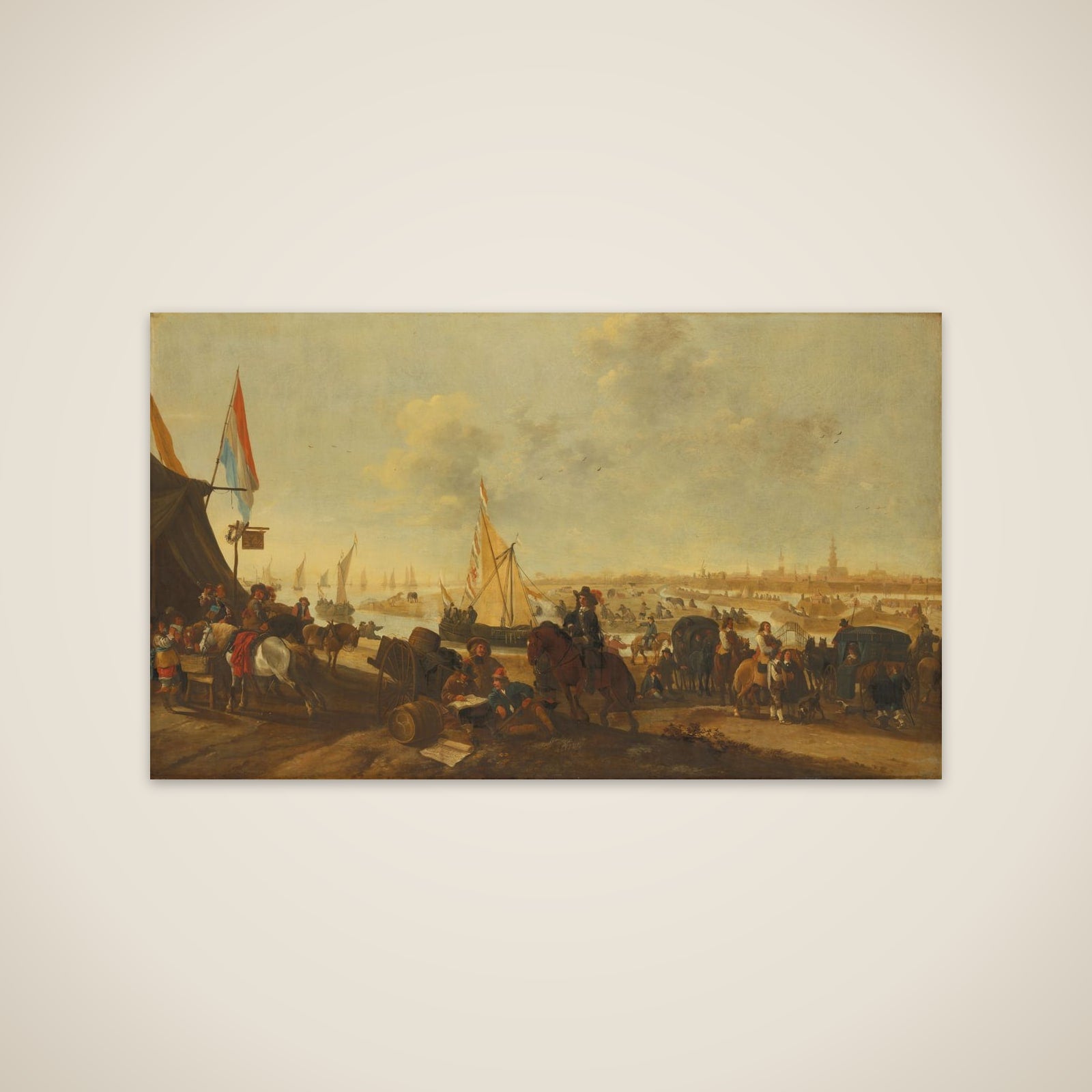 The Siege and Capture of the City of Hulst from the Spaniards, November 5, 1645 unframed print