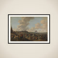 The Departure of Charles II of England from Scheveningen, June 2, 1660 framed
