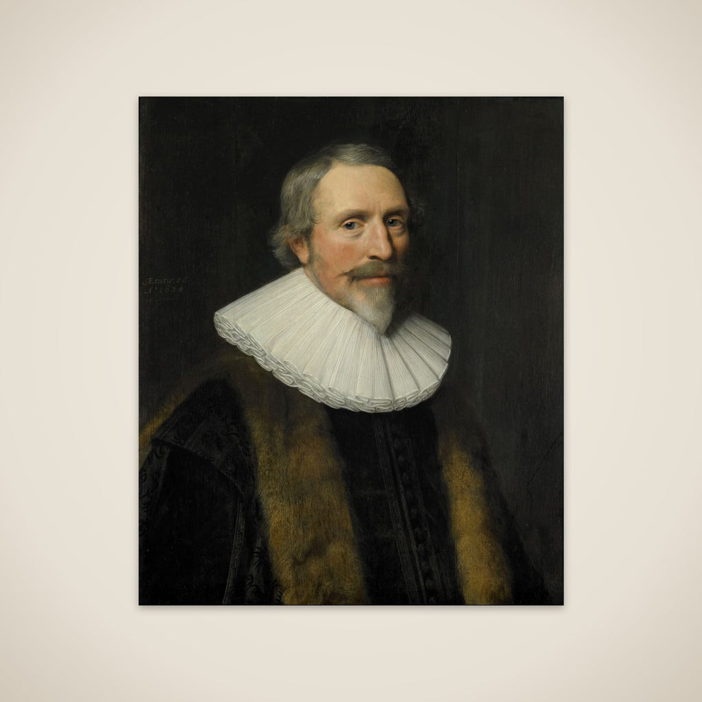 Portrait of Jacob Cats, Pensionary of Dordrecht and Poet unframed print