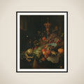 Still Life with Fruit and a Beaker on a Cock's Foot framed