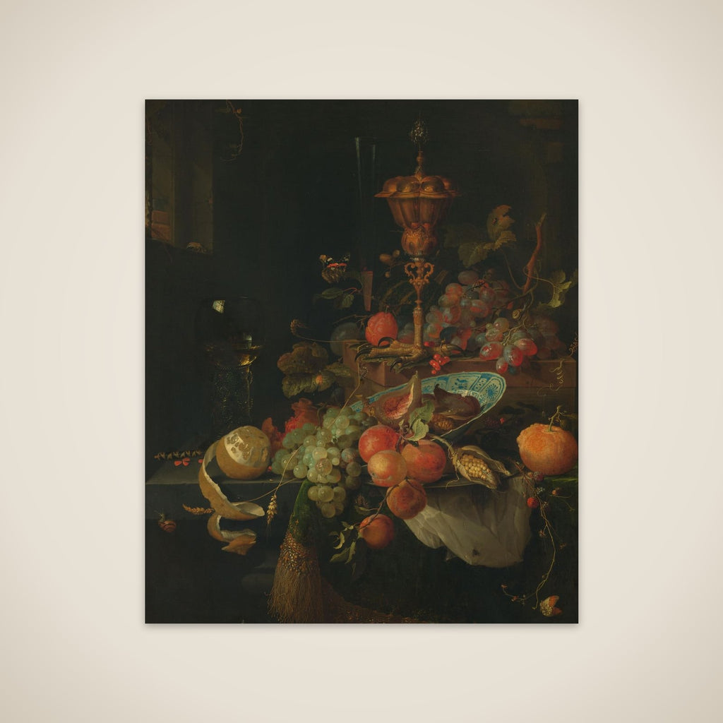 Still Life with Fruit and a Beaker on a Cock's Foot unframed print