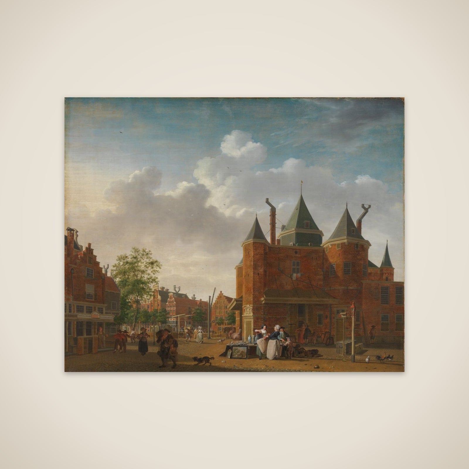 The Sint-Antoniuswaag in Amsterdam unframed print