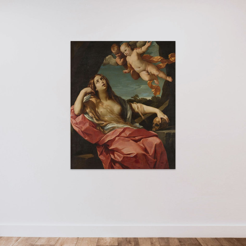 Mary Magdalene unframed — shown to scale