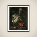 Still Life with Flowers framed
