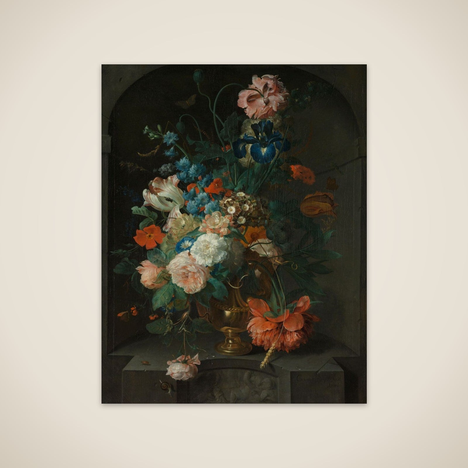 Still Life with Flowers unframed print
