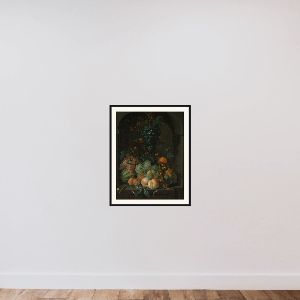 Still Life with Fruit framed — shown to scale