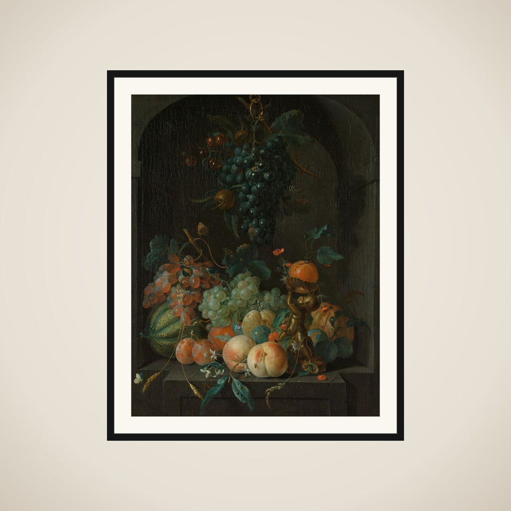 Still Life with Fruit framed