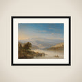 View of the Rhine River near Andernach framed