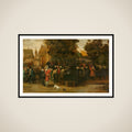Satirical Show on Dutch Politics around 1619 framed