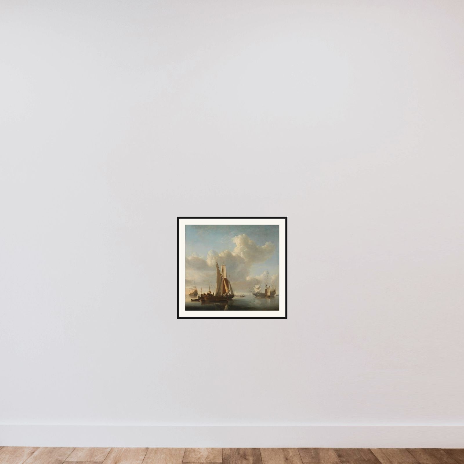 Ships before the Coast framed — shown to scale