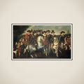 Prince Maurice Accompanied by his two Brothers, Frederick V, Elector Palatine, and Counts of Nassau on Horseback framed