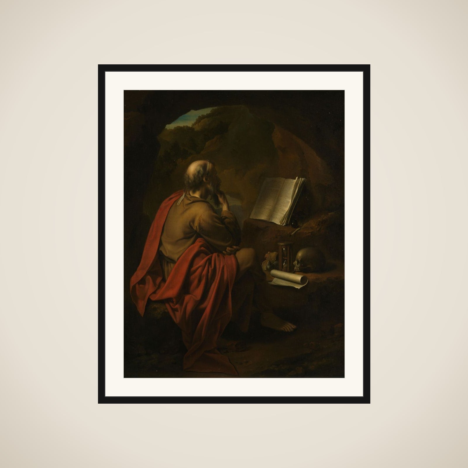 St Jerome framed