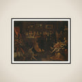 Night Banquet and Masquerade framed