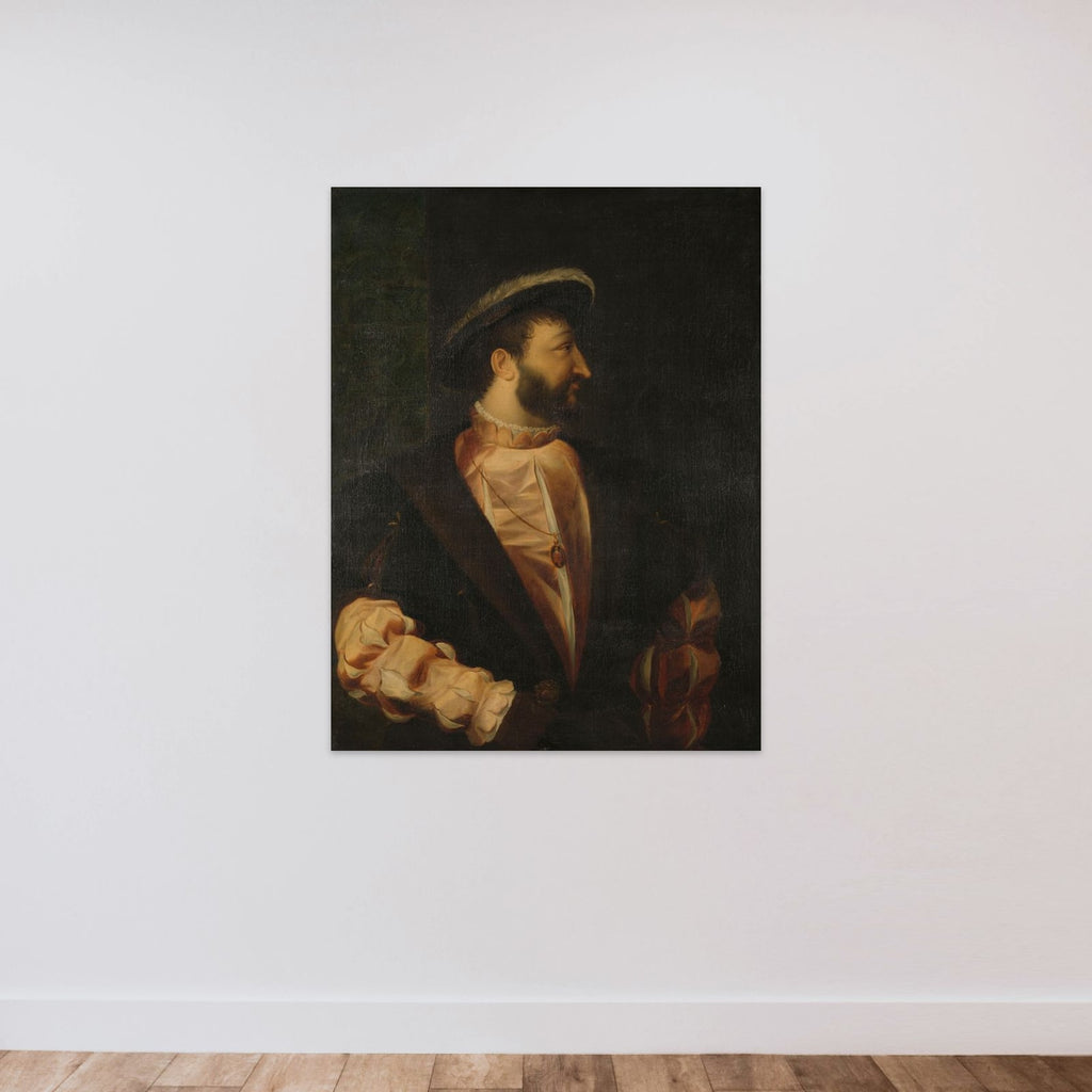 Francis I (1494-1547), King of France unframed — shown to scale